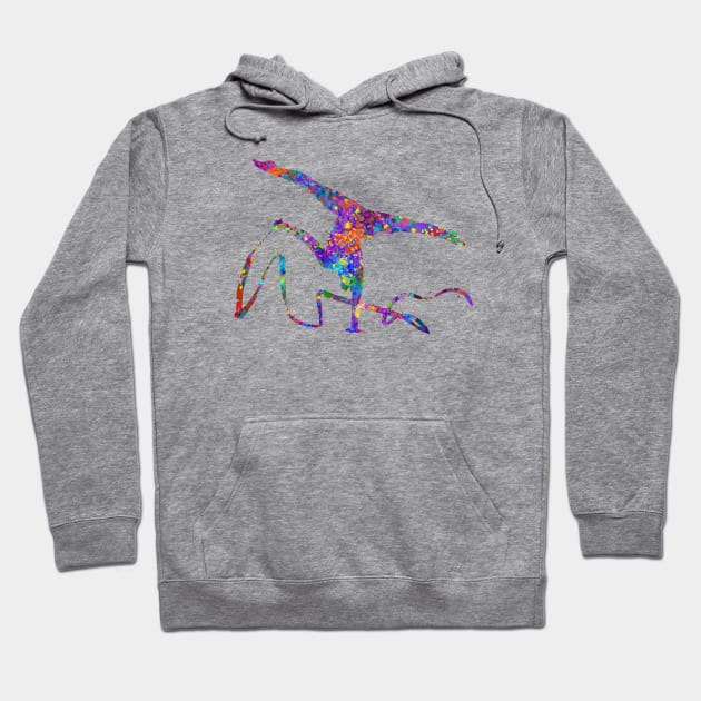 Rhythmic gymnastics Hoodie by Yahya Art